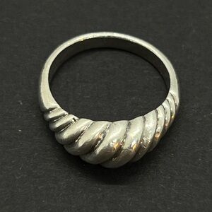 Sterling Silver Braided Twist Ring Sz 8 925